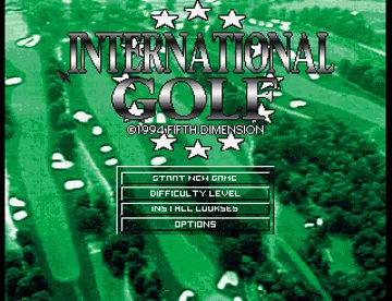 International Golf_Disk1 screen shot title